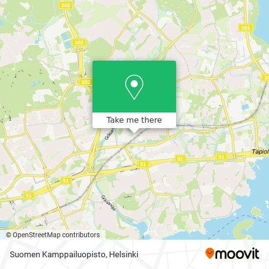 Suomen Kamppailuopisto map