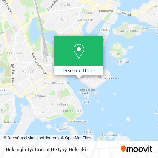 Helsingin Työttömät HeTy ry map