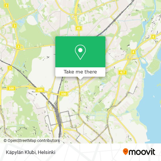 Käpylän Klubi map