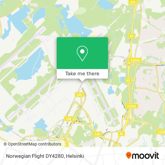 Norwegian Flight DY4280 map