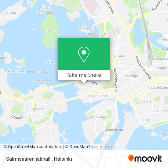 Salmisaaren jäähalli map