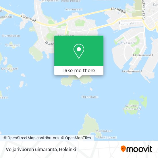 Veijarivuoren uimaranta map