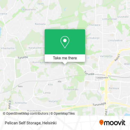 Pelican Self Storage map