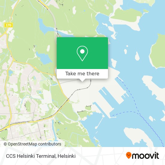 CCS Helsinki Terminal map