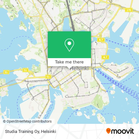 Studia Training Oy map