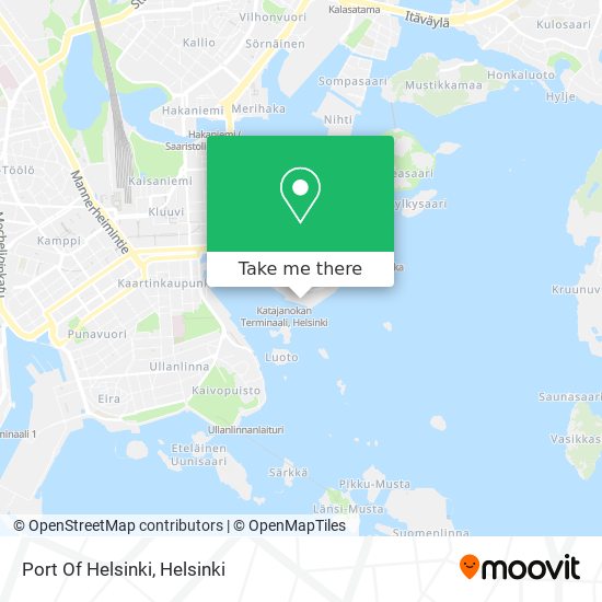 Port Of Helsinki map