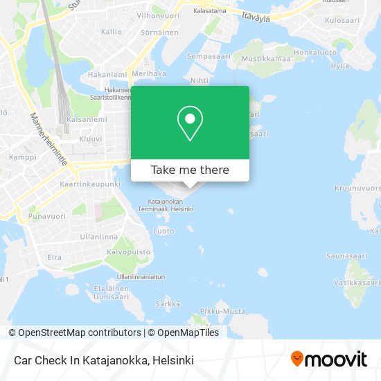 Car Check In Katajanokka map