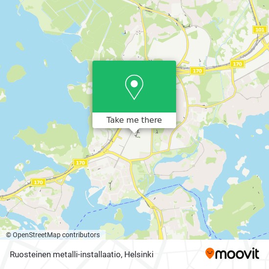 Ruosteinen metalli-installaatio map