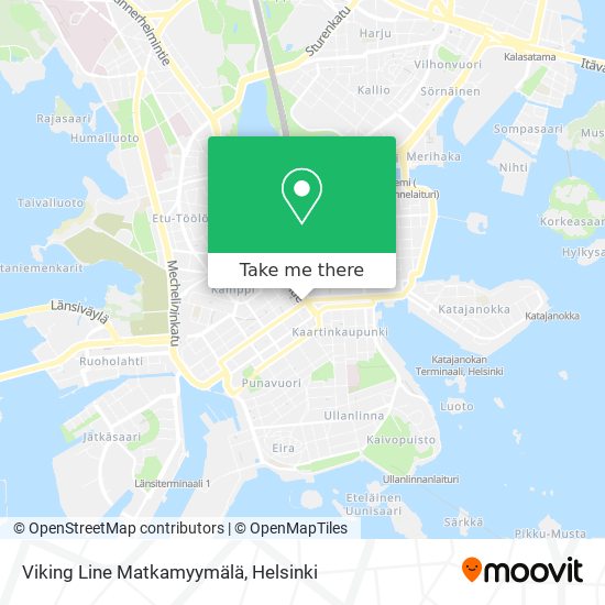 Viking Line Matkamyymälä map