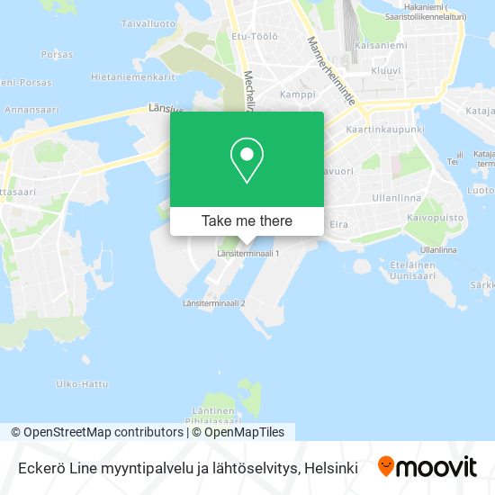Eckerö Line myyntipalvelu ja lähtöselvitys map