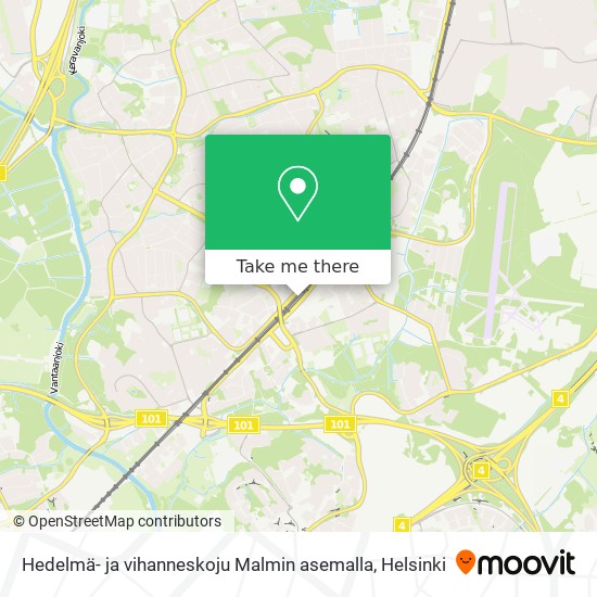 Hedelmä- ja vihanneskoju Malmin asemalla map