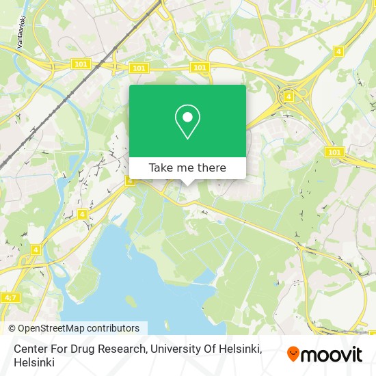 Center For Drug Research, University Of Helsinki map