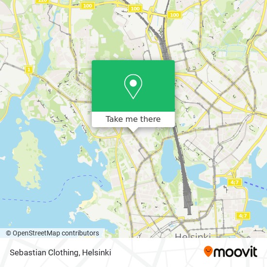 Sebastian Clothing map
