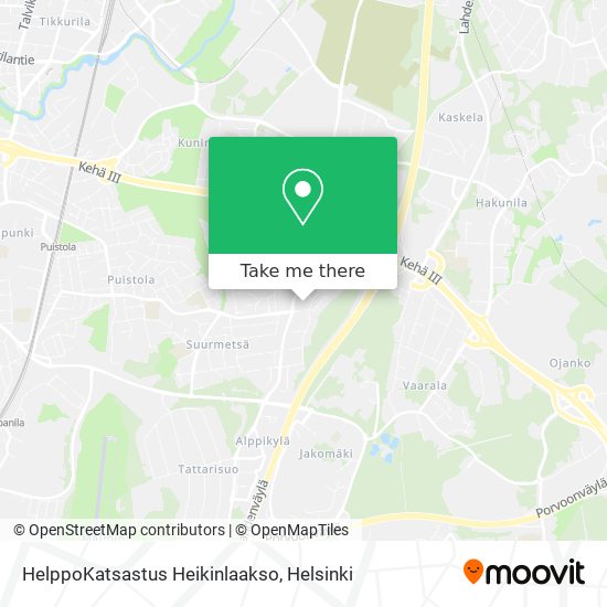 HelppoKatsastus Heikinlaakso map