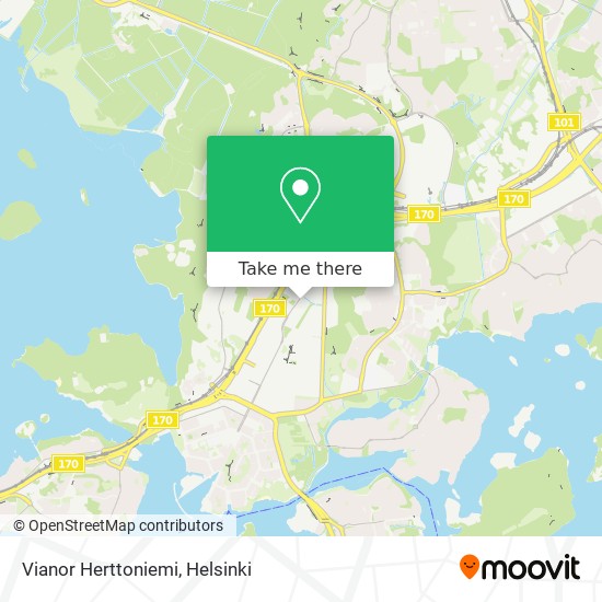 Vianor Herttoniemi map