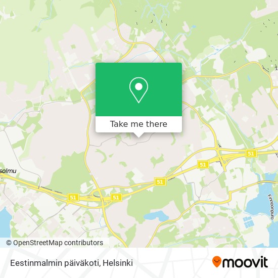 Eestinmalmin päiväkoti map