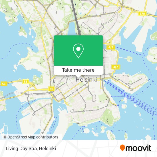 Living Day Spa map