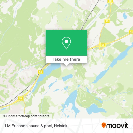 LM Ericsson sauna & pool map