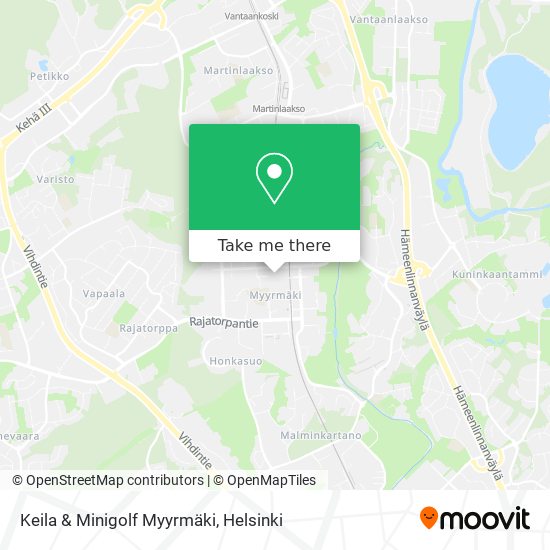 Keila & Minigolf Myyrmäki map