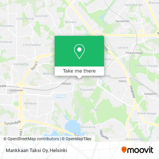 Mankkaan Taksi Oy map