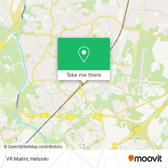 VR Malmi map