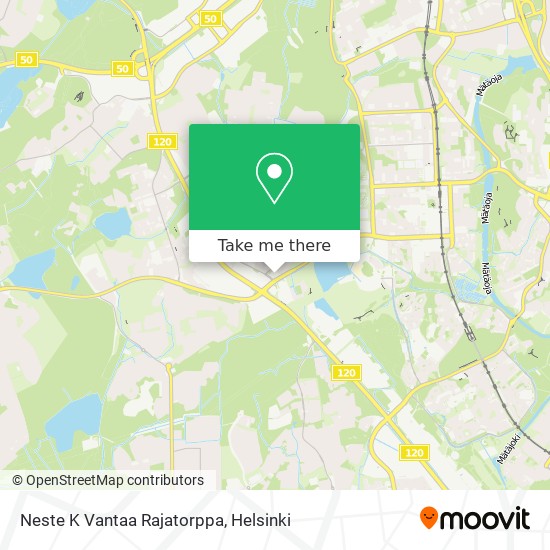 Neste K Vantaa Rajatorppa map