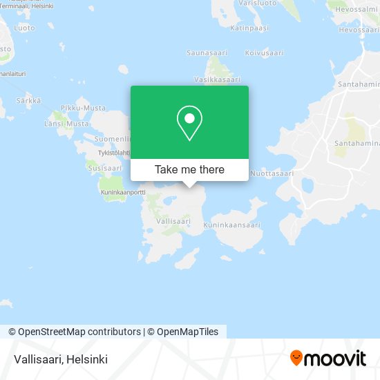 Vallisaari map