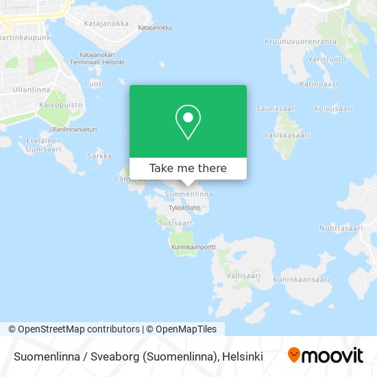 Suomenlinna / Sveaborg map