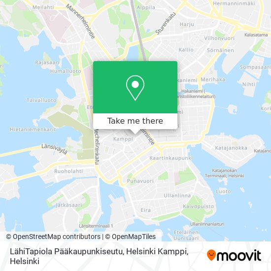 LähiTapiola Pääkaupunkiseutu, Helsinki Kamppi map