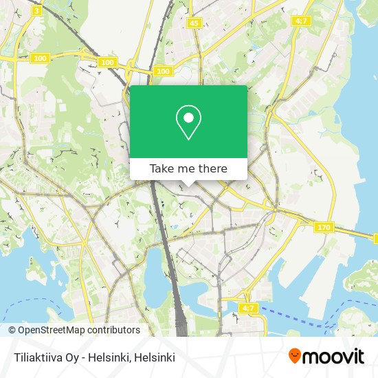 Tiliaktiiva Oy - Helsinki map