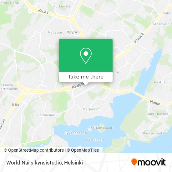 World Nails kynsistudio map