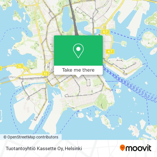 Tuotantoyhtiö Kassette Oy map