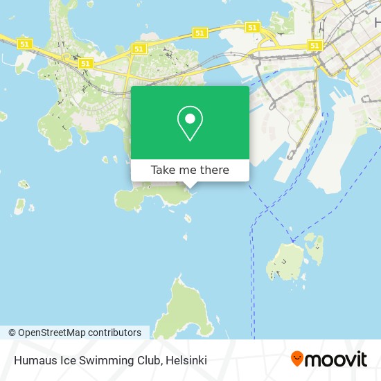 Humaus Ice Swimming Club map