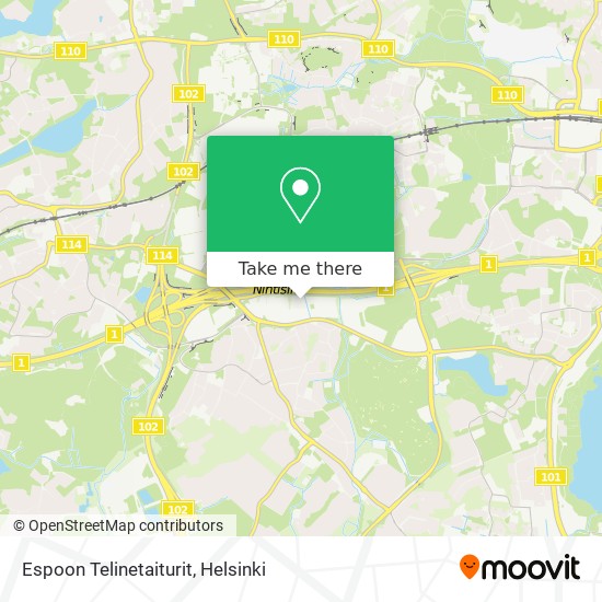 Espoon Telinetaiturit map