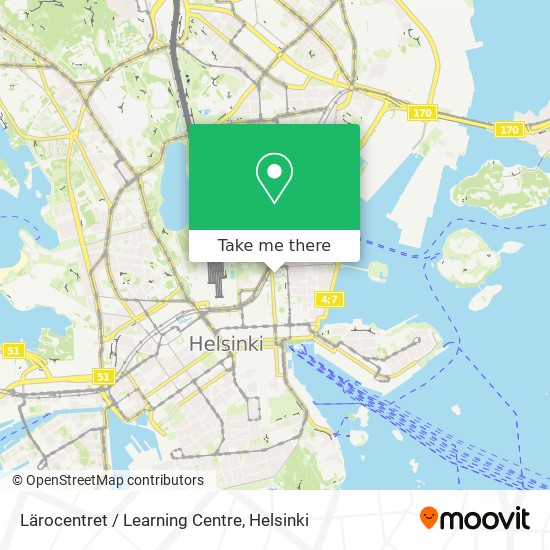 Lärocentret / Learning Centre map
