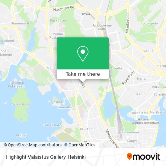 Highlight Valaistus Gallery map