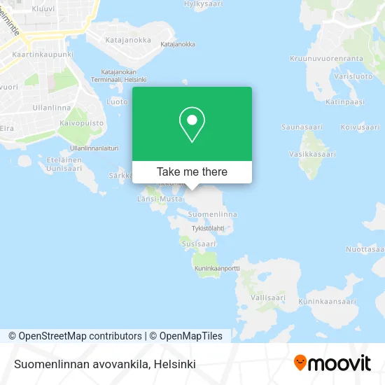 Suomenlinnan avovankila map