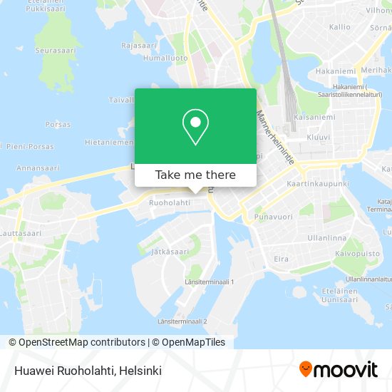 Huawei Ruoholahti map