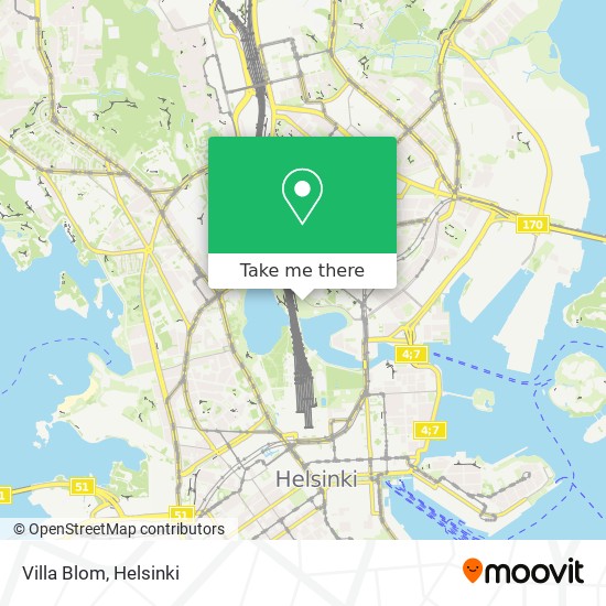 Villa Blom map