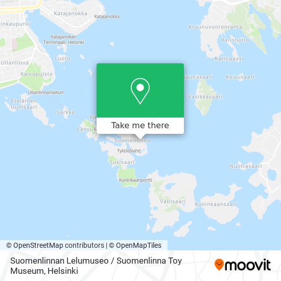 Suomenlinnan Lelumuseo / Suomenlinna Toy Museum map