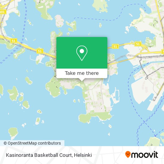 Kasinoranta Basketball Court map