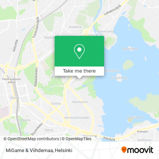 MiGame & Viihdemaa map