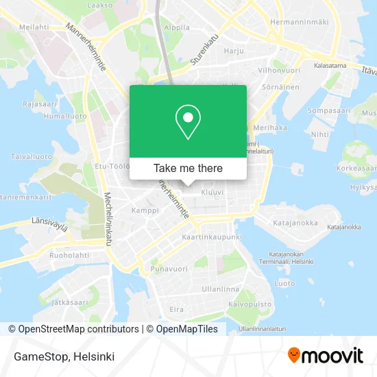 GameStop map