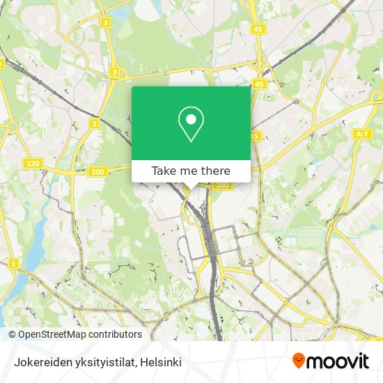 Jokereiden yksityistilat map