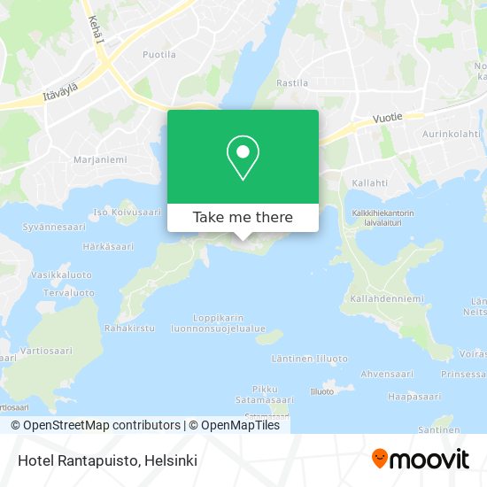 Hotel Rantapuisto map