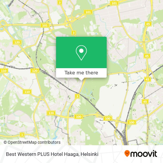 Best Western PLUS Hotel Haaga map