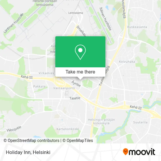 Holiday Inn map