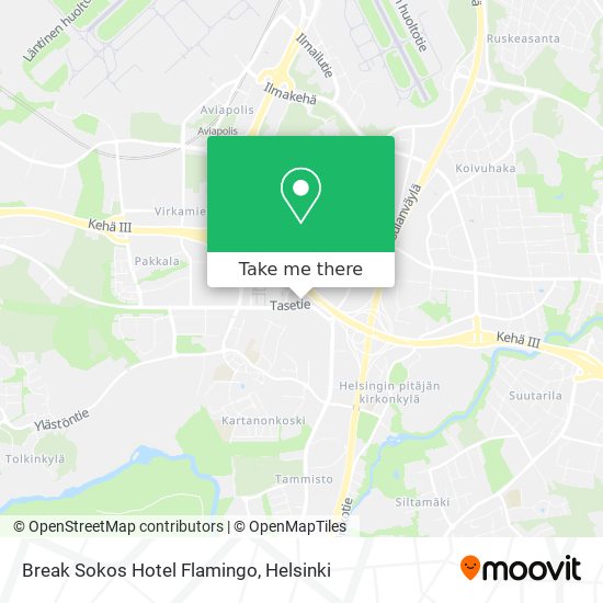 Break Sokos Hotel Flamingo map