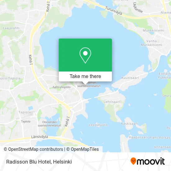 Radisson Blu Hotel map