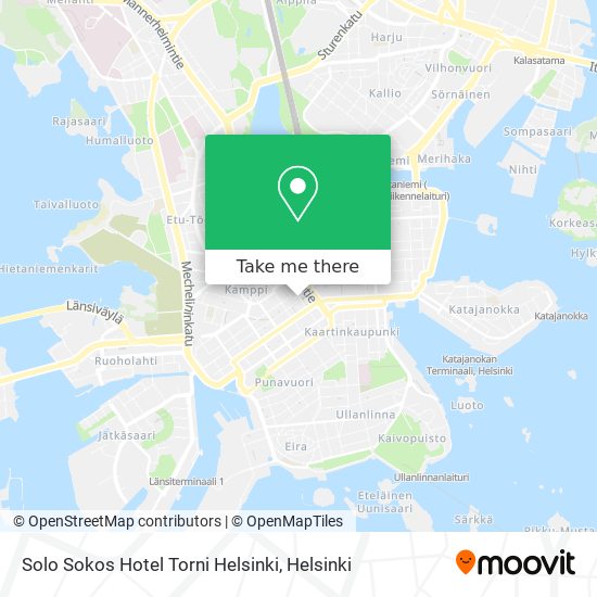 Solo Sokos Hotel Torni Helsinki map